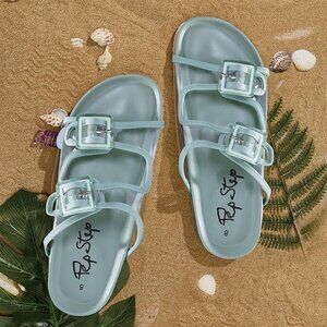 Clear candy jelly sandals